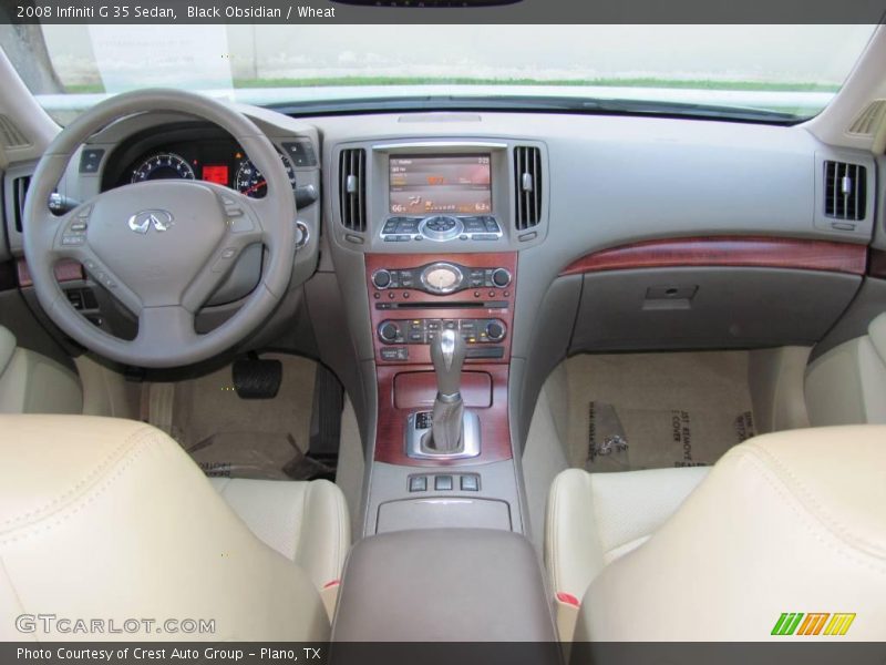 Black Obsidian / Wheat 2008 Infiniti G 35 Sedan