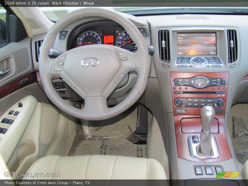 Black Obsidian / Wheat 2008 Infiniti G 35 Sedan