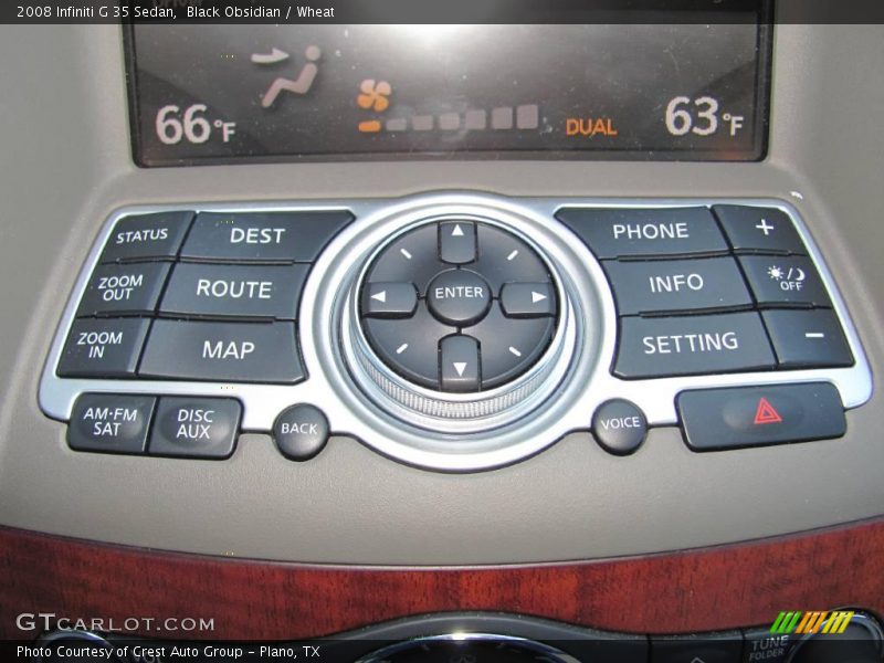 Black Obsidian / Wheat 2008 Infiniti G 35 Sedan