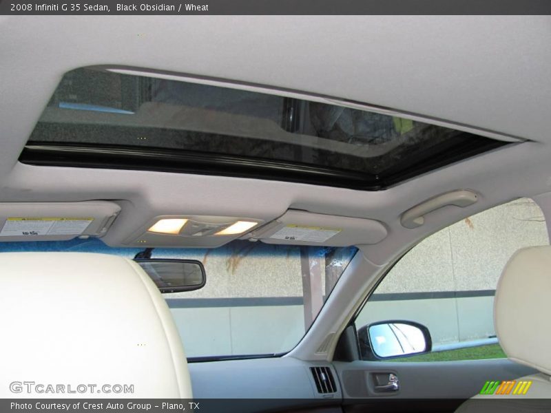 Black Obsidian / Wheat 2008 Infiniti G 35 Sedan