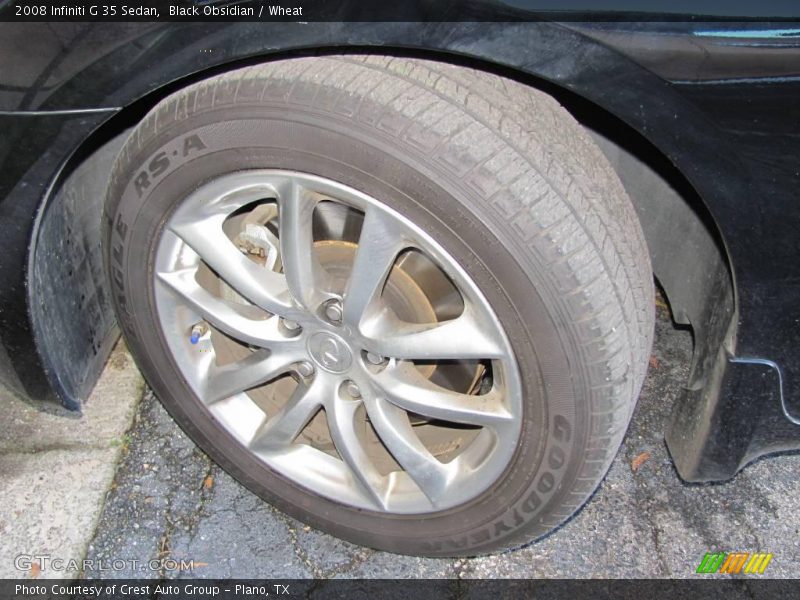 Black Obsidian / Wheat 2008 Infiniti G 35 Sedan