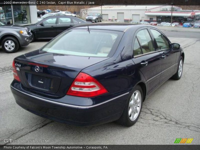 Capri Blue Metallic / Java 2002 Mercedes-Benz C 240 Sedan