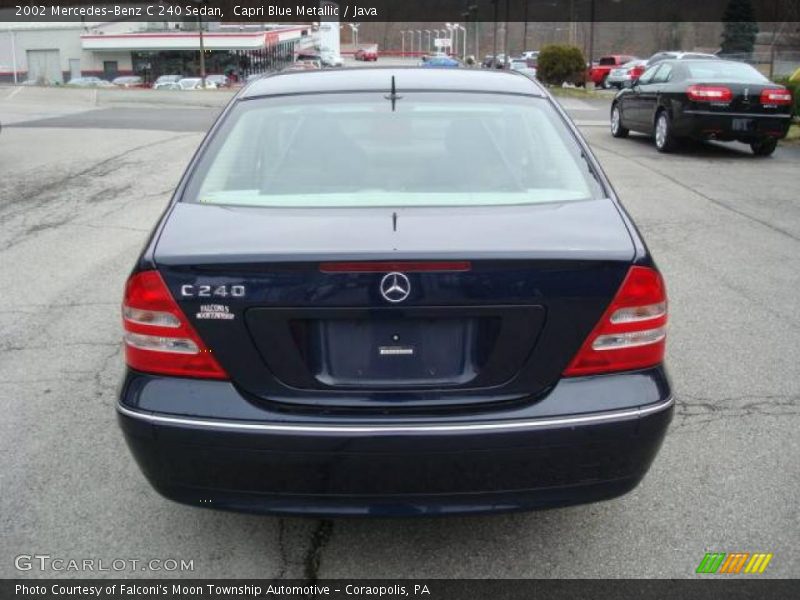 Capri Blue Metallic / Java 2002 Mercedes-Benz C 240 Sedan