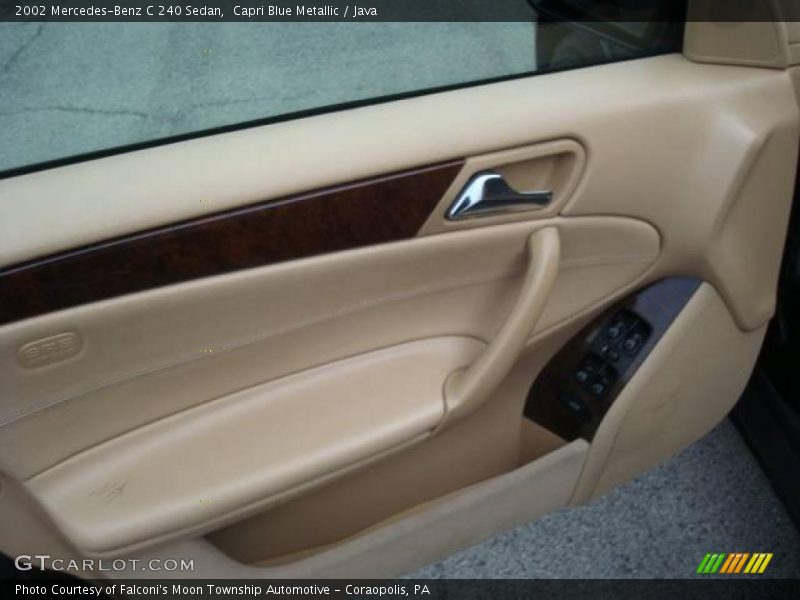 Capri Blue Metallic / Java 2002 Mercedes-Benz C 240 Sedan