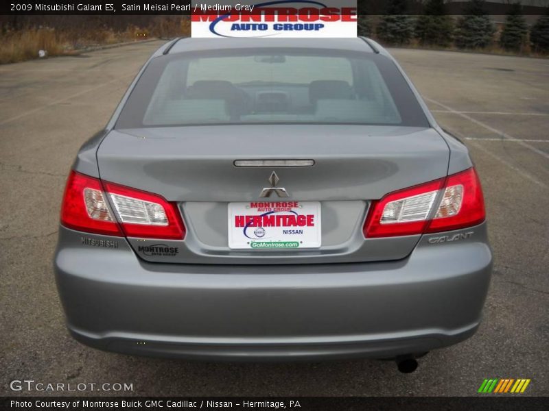 Satin Meisai Pearl / Medium Gray 2009 Mitsubishi Galant ES