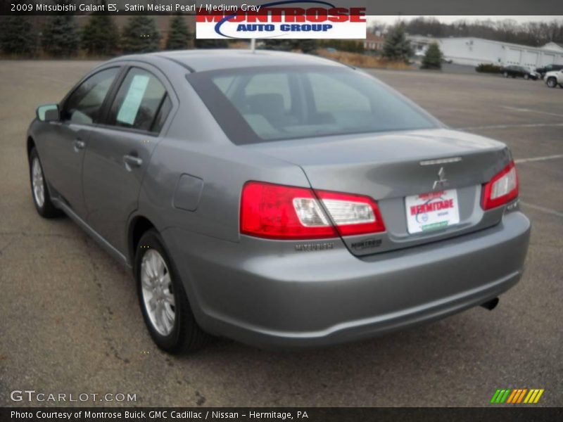 Satin Meisai Pearl / Medium Gray 2009 Mitsubishi Galant ES