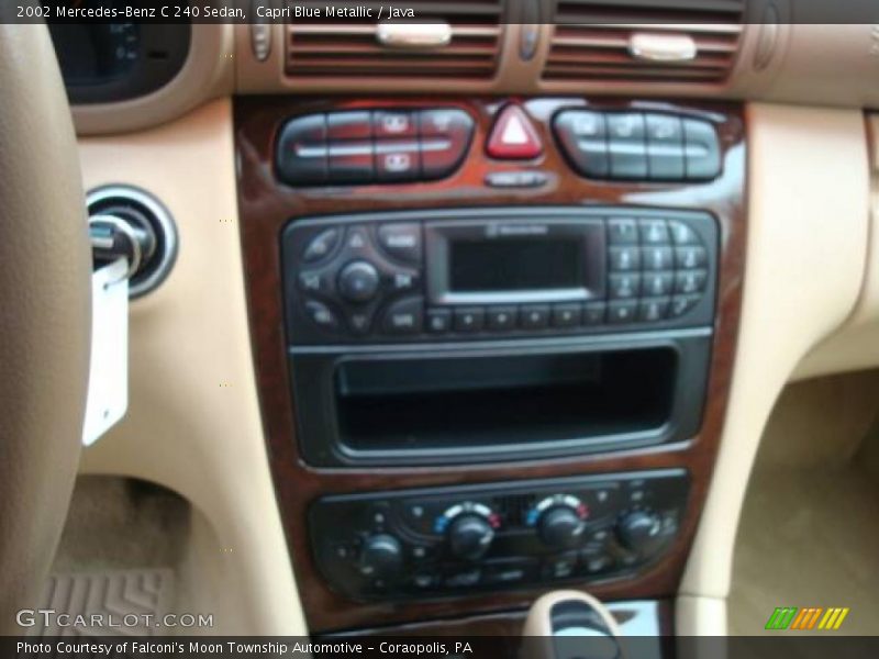Capri Blue Metallic / Java 2002 Mercedes-Benz C 240 Sedan