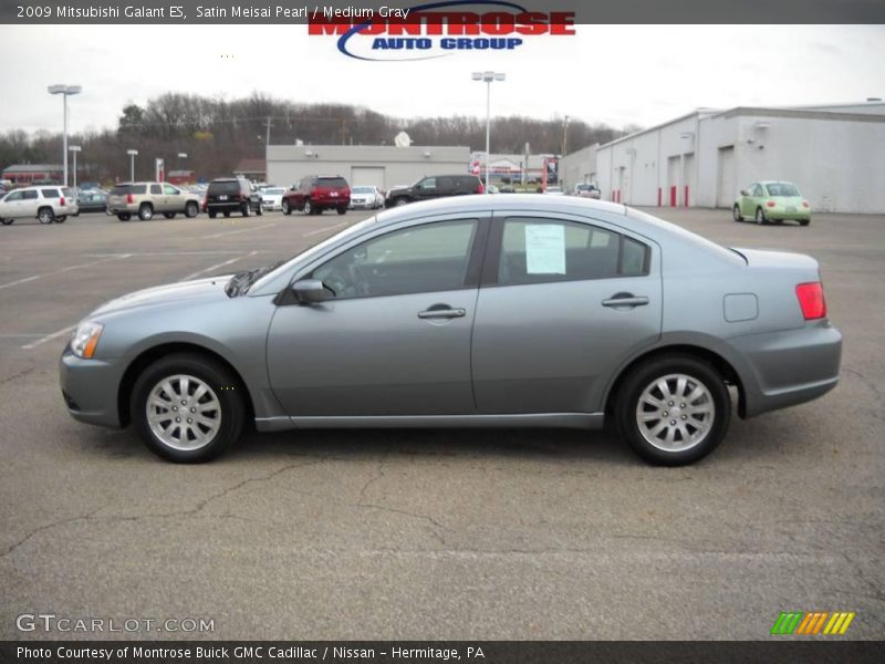Satin Meisai Pearl / Medium Gray 2009 Mitsubishi Galant ES