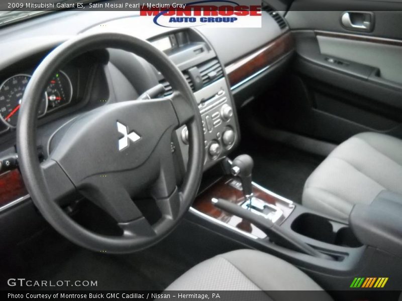 Satin Meisai Pearl / Medium Gray 2009 Mitsubishi Galant ES
