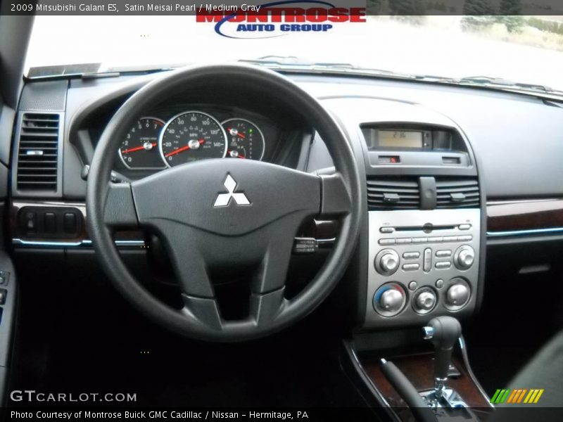 Satin Meisai Pearl / Medium Gray 2009 Mitsubishi Galant ES