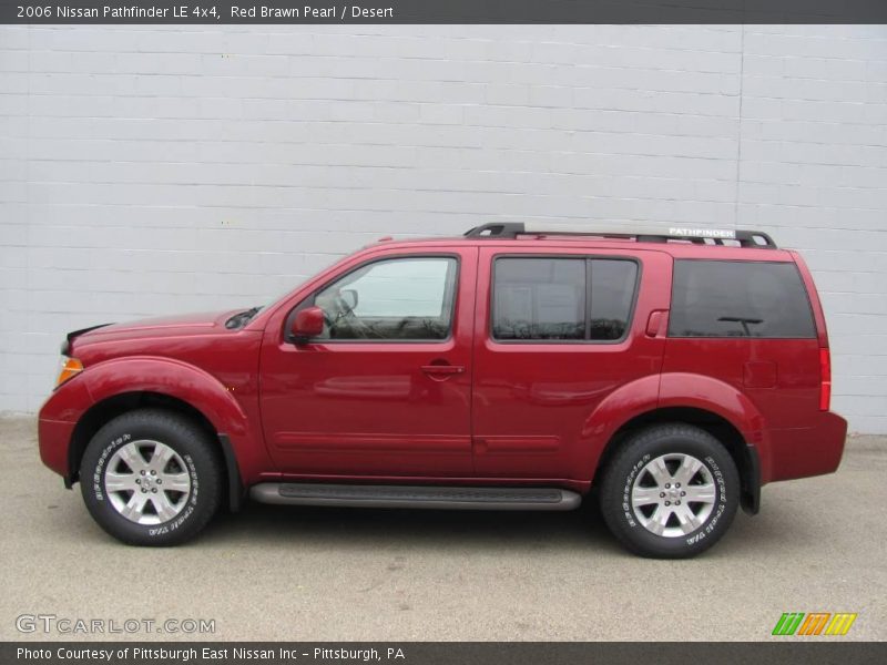 Red Brawn Pearl / Desert 2006 Nissan Pathfinder LE 4x4