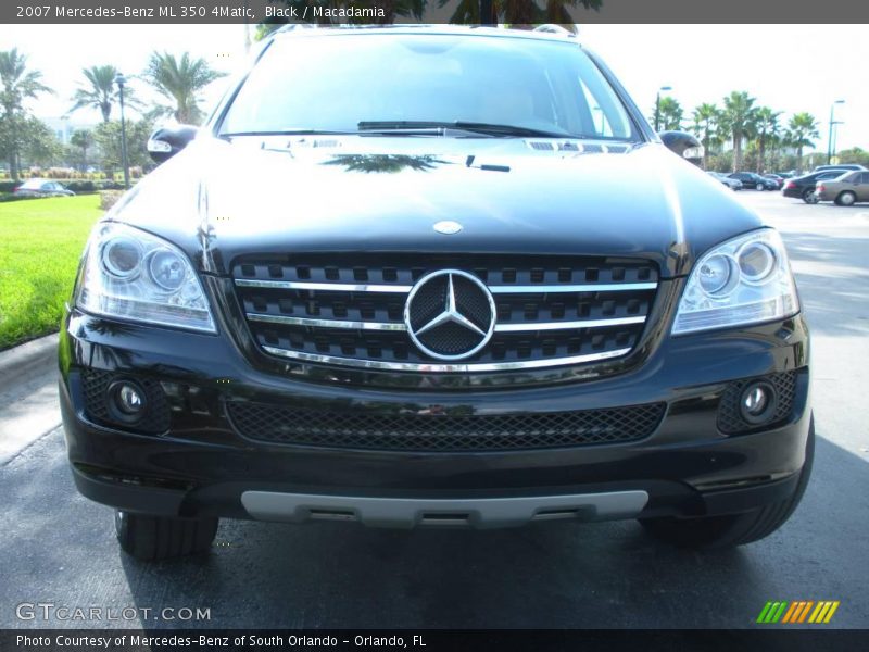 Black / Macadamia 2007 Mercedes-Benz ML 350 4Matic