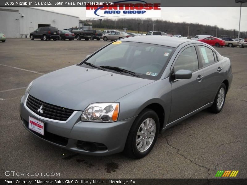 Satin Meisai Pearl / Medium Gray 2009 Mitsubishi Galant ES