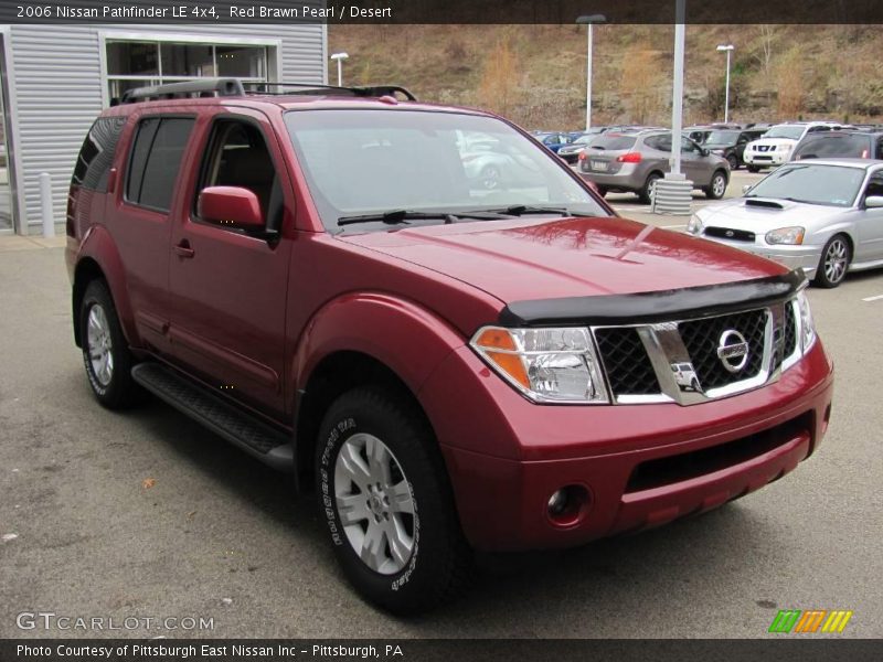 Red Brawn Pearl / Desert 2006 Nissan Pathfinder LE 4x4