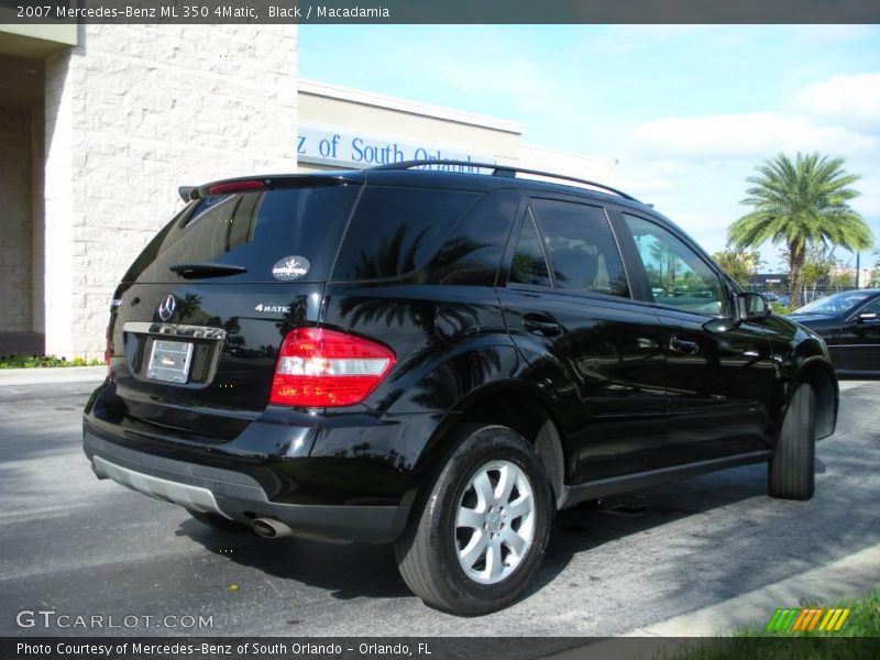 Black / Macadamia 2007 Mercedes-Benz ML 350 4Matic