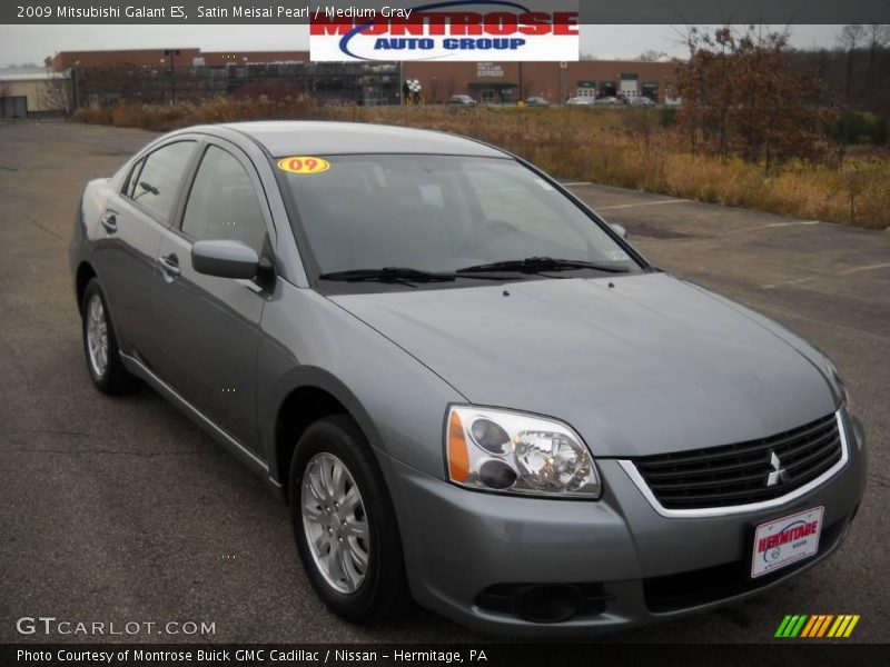 Satin Meisai Pearl / Medium Gray 2009 Mitsubishi Galant ES