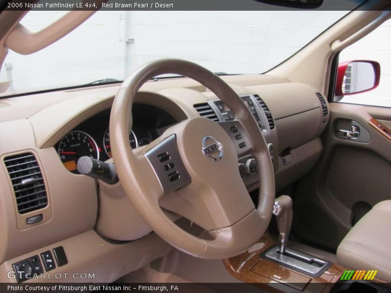 Red Brawn Pearl / Desert 2006 Nissan Pathfinder LE 4x4