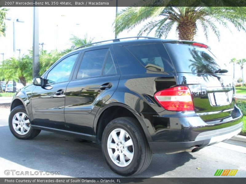 Black / Macadamia 2007 Mercedes-Benz ML 350 4Matic
