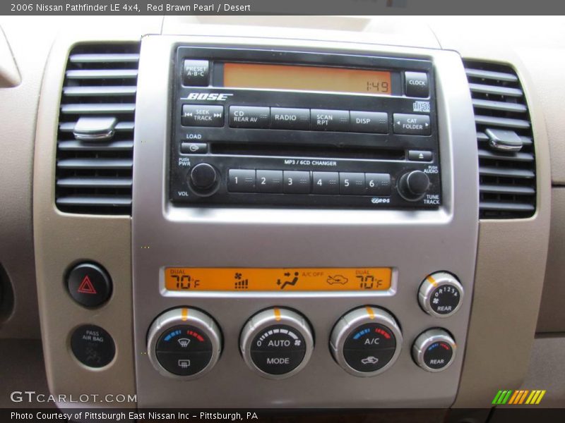 Red Brawn Pearl / Desert 2006 Nissan Pathfinder LE 4x4
