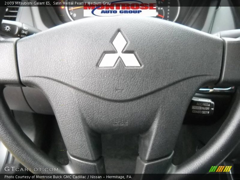 Satin Meisai Pearl / Medium Gray 2009 Mitsubishi Galant ES
