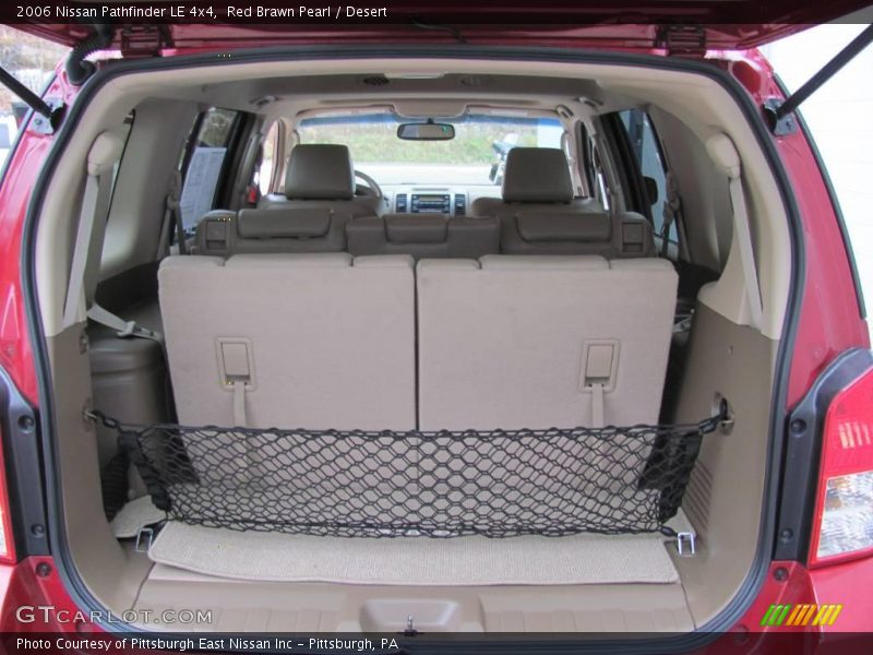 Red Brawn Pearl / Desert 2006 Nissan Pathfinder LE 4x4