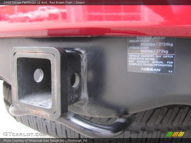 Red Brawn Pearl / Desert 2006 Nissan Pathfinder LE 4x4