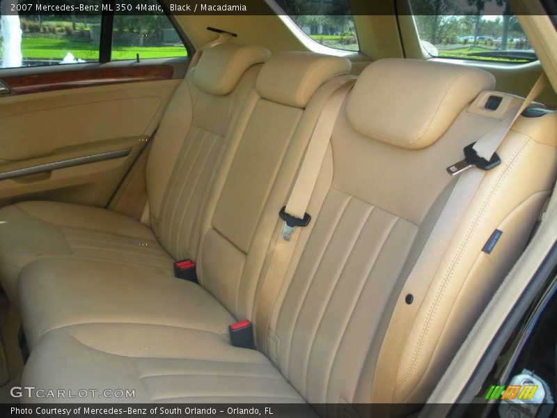 Black / Macadamia 2007 Mercedes-Benz ML 350 4Matic