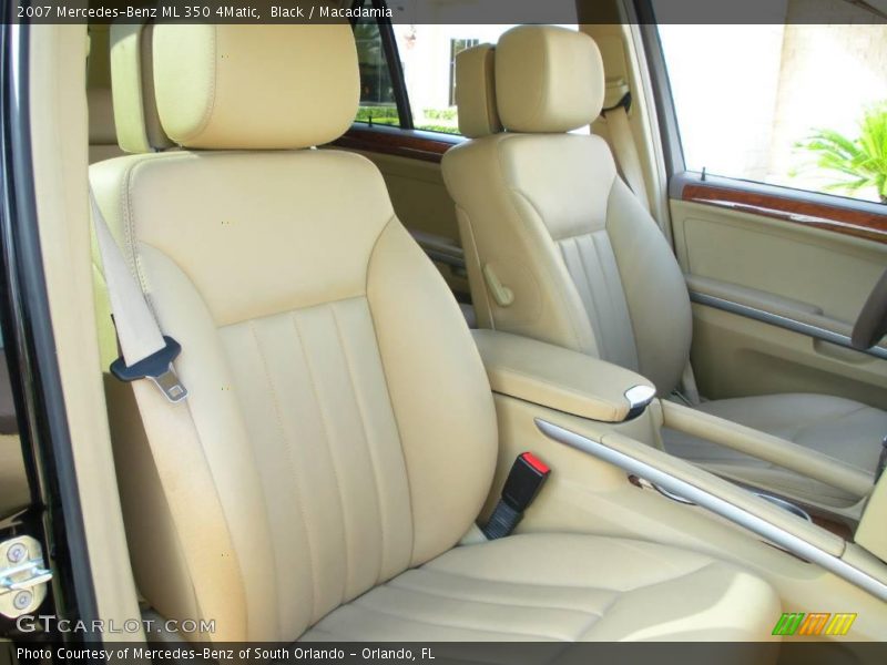 Black / Macadamia 2007 Mercedes-Benz ML 350 4Matic