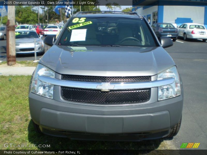 Dark Silver Metallic / Light Gray 2005 Chevrolet Equinox LS