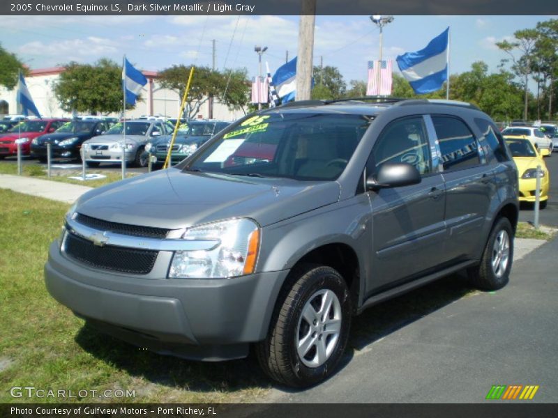 Dark Silver Metallic / Light Gray 2005 Chevrolet Equinox LS