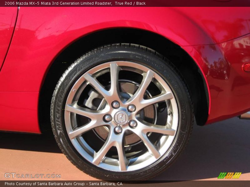True Red / Black 2006 Mazda MX-5 Miata 3rd Generation Limited Roadster