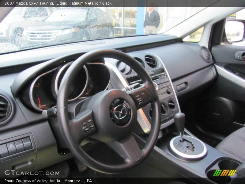 Liquid Platinum Metallic / Black 2007 Mazda CX-7 Touring