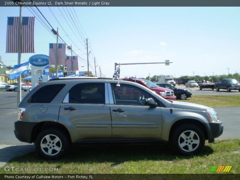 Dark Silver Metallic / Light Gray 2005 Chevrolet Equinox LS