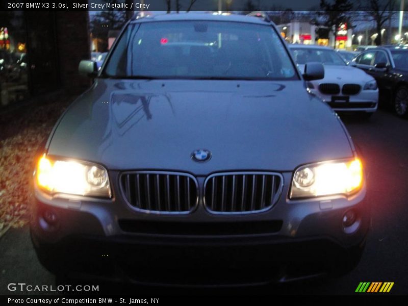 Silver Grey Metallic / Grey 2007 BMW X3 3.0si