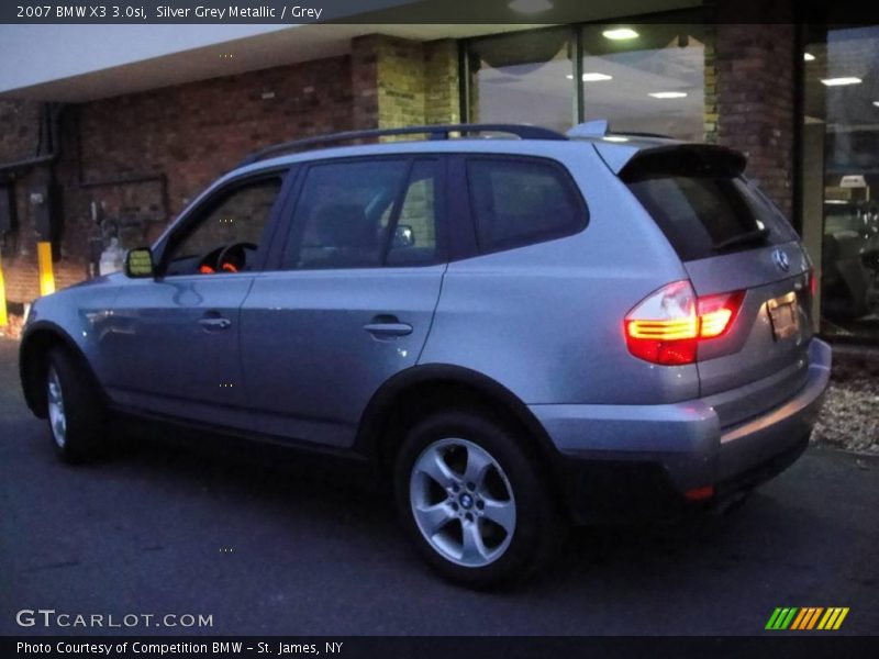 Silver Grey Metallic / Grey 2007 BMW X3 3.0si