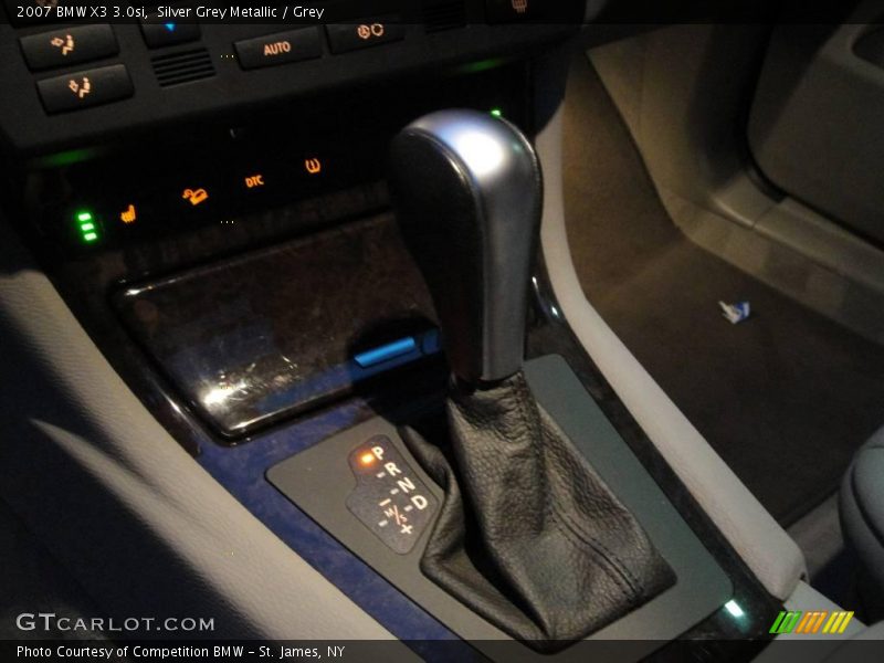 Silver Grey Metallic / Grey 2007 BMW X3 3.0si