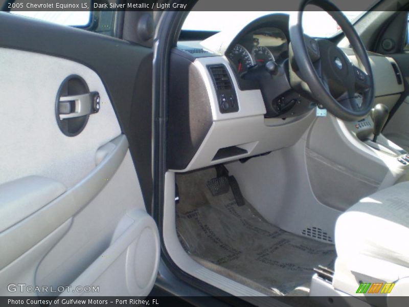 Dark Silver Metallic / Light Gray 2005 Chevrolet Equinox LS