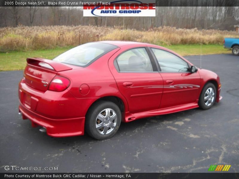 Blaze Red Crystal Pearlcoat / Taupe 2005 Dodge Neon SXT