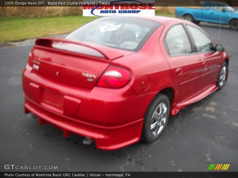 Blaze Red Crystal Pearlcoat / Taupe 2005 Dodge Neon SXT