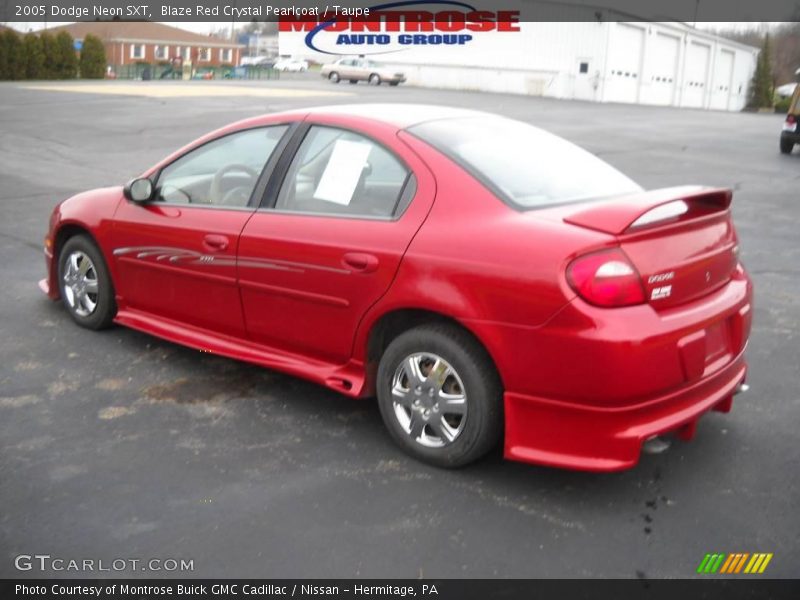 Blaze Red Crystal Pearlcoat / Taupe 2005 Dodge Neon SXT