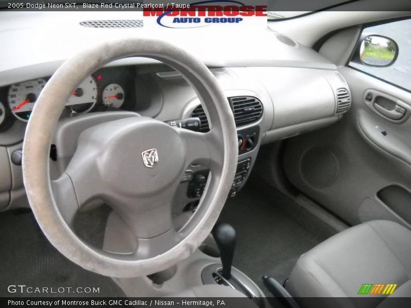 Blaze Red Crystal Pearlcoat / Taupe 2005 Dodge Neon SXT