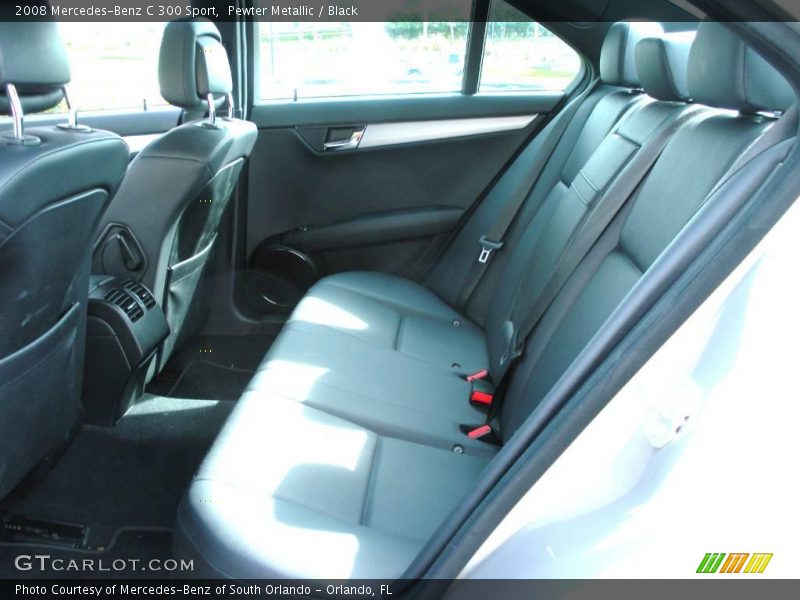 Pewter Metallic / Black 2008 Mercedes-Benz C 300 Sport