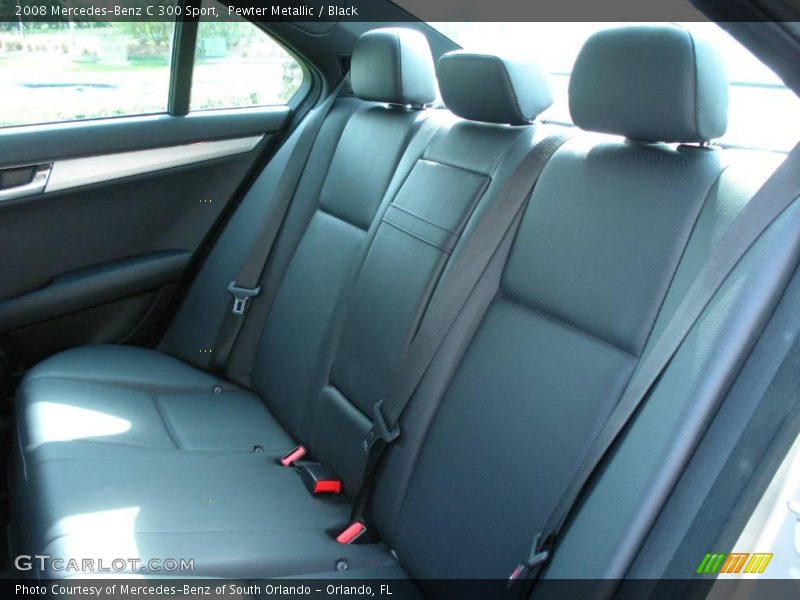 Pewter Metallic / Black 2008 Mercedes-Benz C 300 Sport