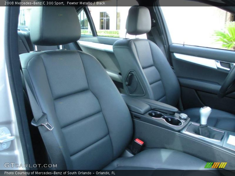 Pewter Metallic / Black 2008 Mercedes-Benz C 300 Sport