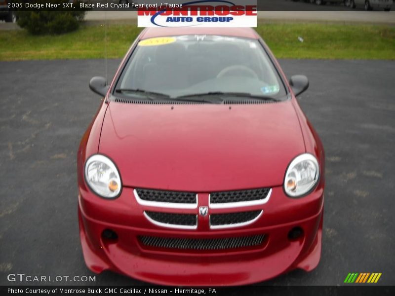 Blaze Red Crystal Pearlcoat / Taupe 2005 Dodge Neon SXT