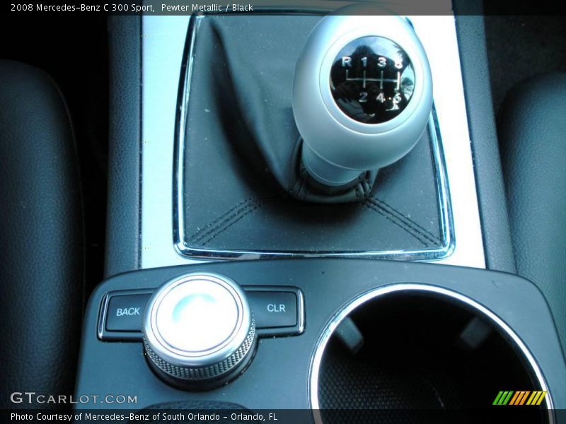 Pewter Metallic / Black 2008 Mercedes-Benz C 300 Sport
