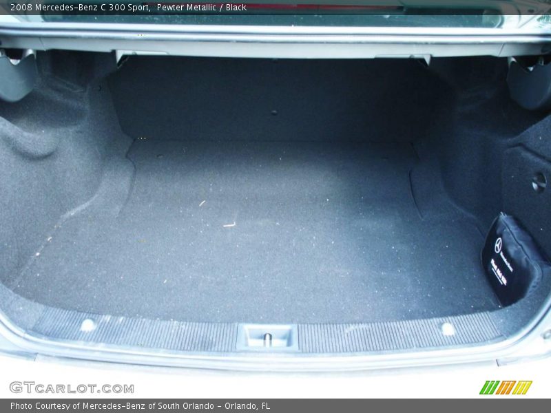 Pewter Metallic / Black 2008 Mercedes-Benz C 300 Sport