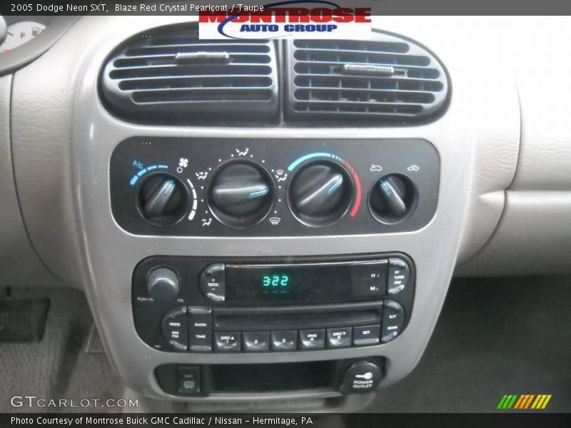 Blaze Red Crystal Pearlcoat / Taupe 2005 Dodge Neon SXT