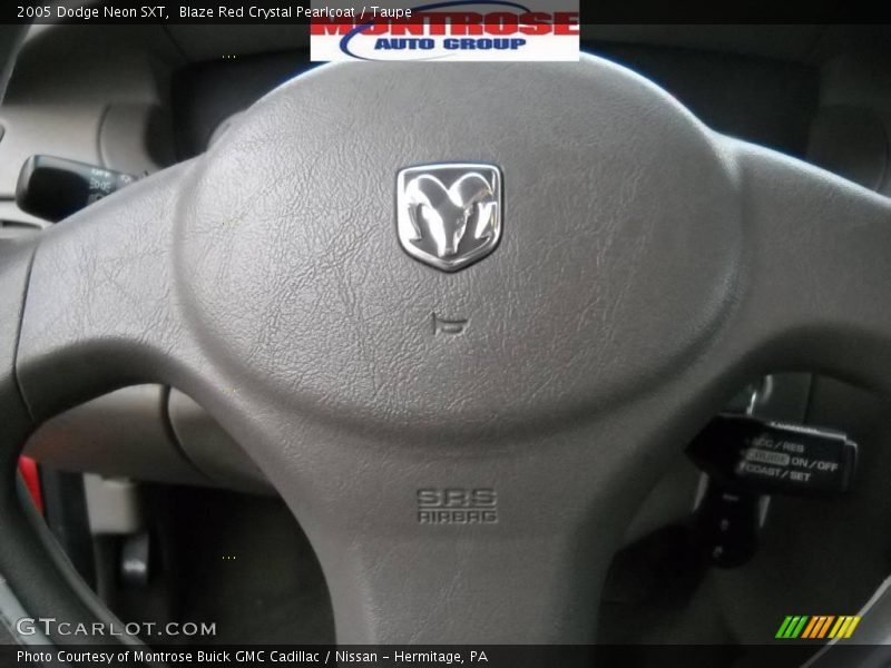 Blaze Red Crystal Pearlcoat / Taupe 2005 Dodge Neon SXT