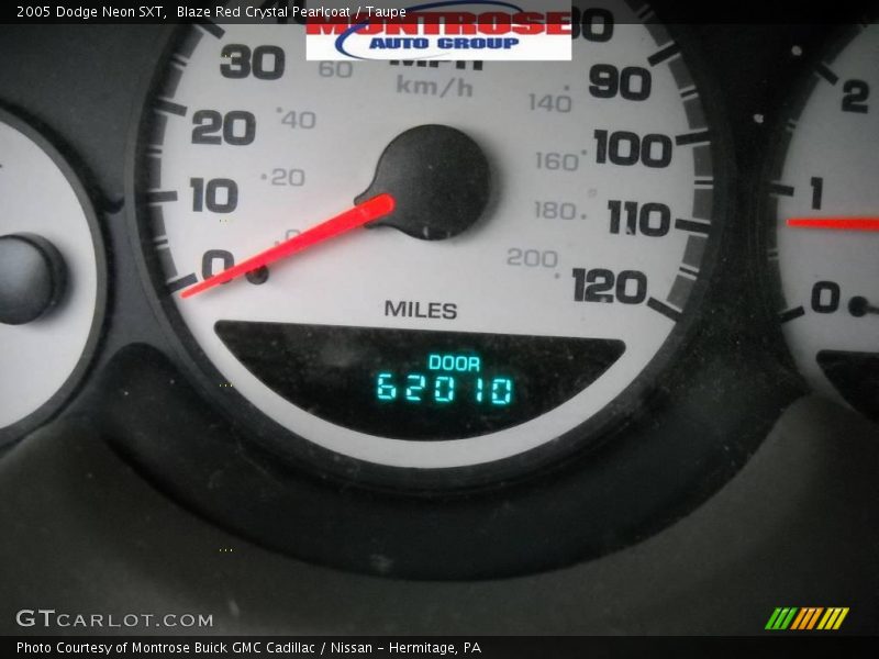 Blaze Red Crystal Pearlcoat / Taupe 2005 Dodge Neon SXT